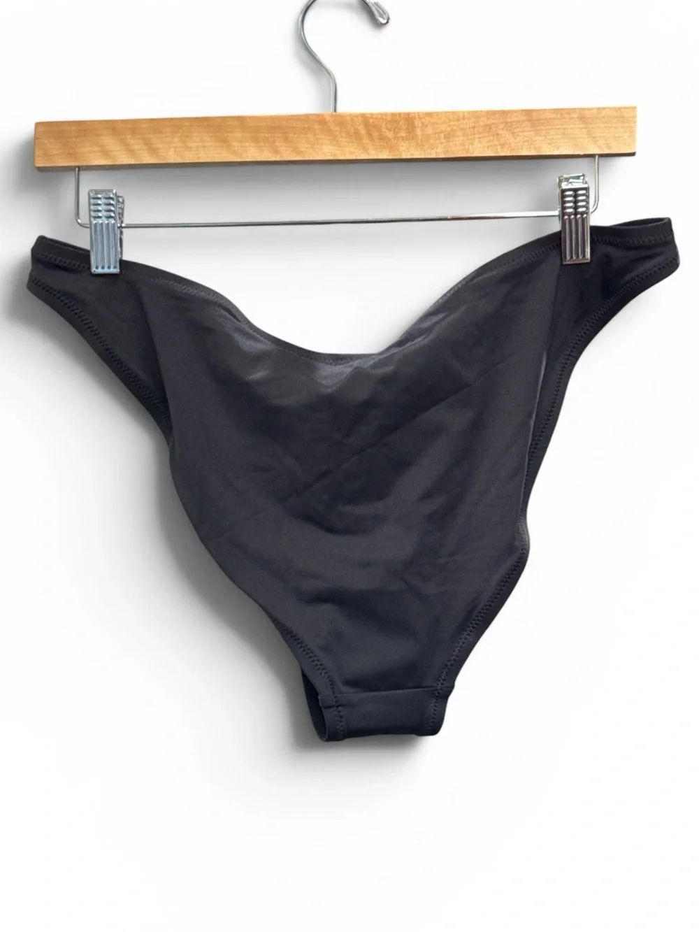 SKIMS Recycled Swim Mid Coverage Bottom Onyx #680